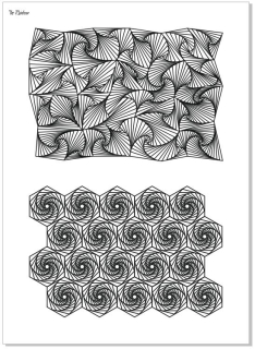 Sítotisková šablona "Doodle"